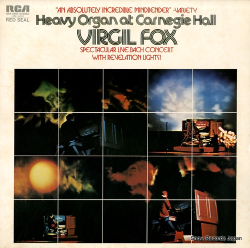 FOX, VIRGIL heavy organ at carnegie hall SRA-2985