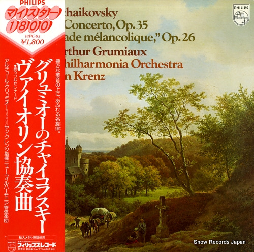 GRUMIAUX, ARTHUR tchaikovsky; violin concerto,op.35 18PC-83