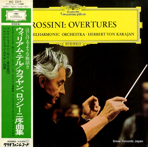 KARAJAN, HERBERT VON rossini; overtures MG2319