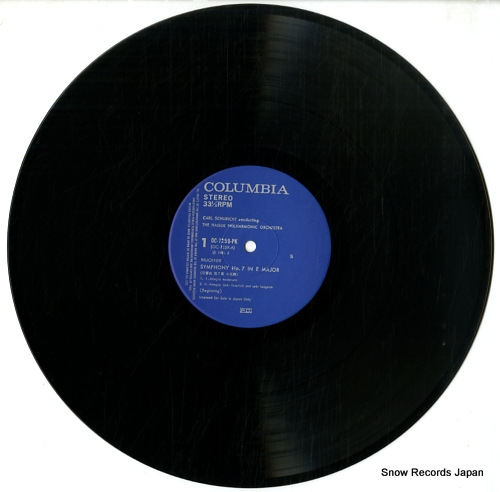 SCHURICHT, CARL bruckner; symphony no.7 OC-7259-PK