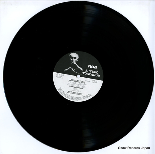 TOSCANINI, ARTURO respighi; fountains of rome/roman festivals/pines of rome RCL-3347