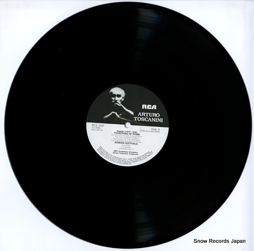 TOSCANINI, ARTURO respighi; fountains of rome/roman festivals/pines of rome RCL-3347