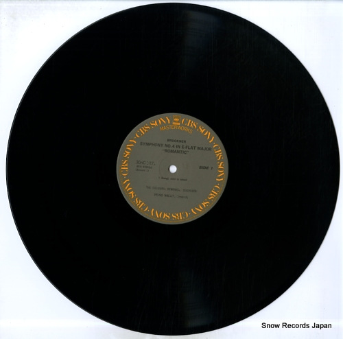 WALTER, BRUNO bruckner; symphony no.4 in e-flat major 
