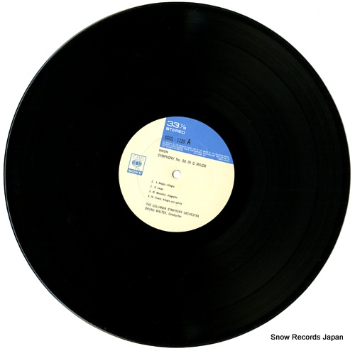 WALTER, BRUNO haydn; symphony no.88 & no.100 