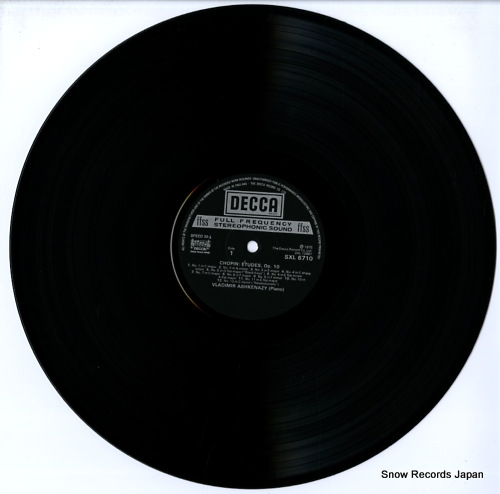 ASHKENAZY, VLADIMIR chopin; etudes op.10 & op.25 SXL6710