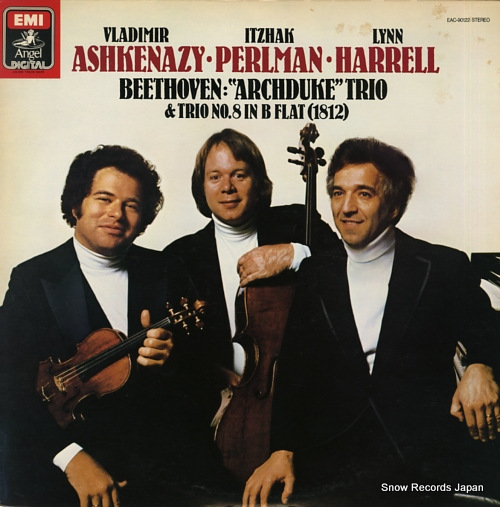 ASHKENAZY, VLADIMIR / ITZHAK PERLMAN / LYNN HARRELL beethoven; piano trio no.7 in b flat major,op.97 