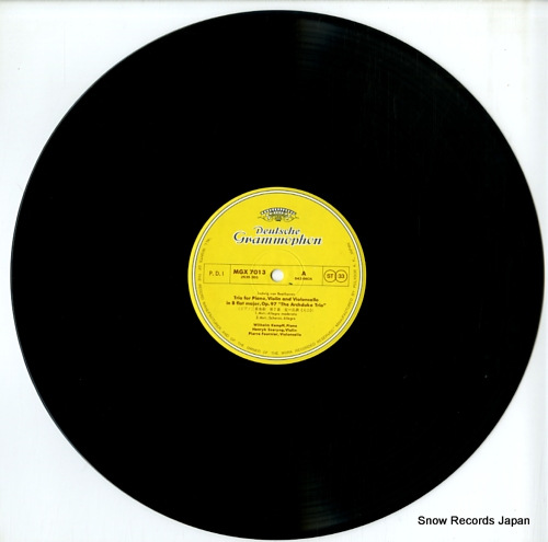KEMPFF, WILHELM / HENRYK SZERYNG / PIERRE FOURNIER beethoven; trio for piano, violin and violoncello in b flat major,op.97 