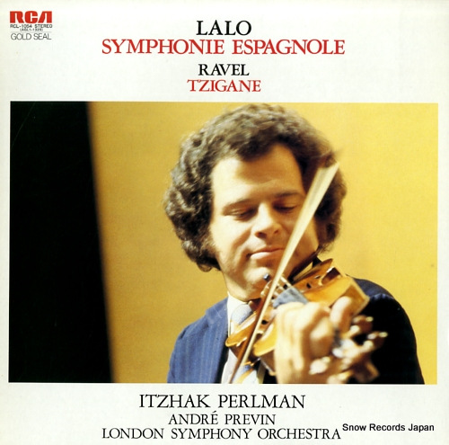 PERLMAN, ITZHAK lalo; symphonie espagnole in d minor,op.21 RCL-1054