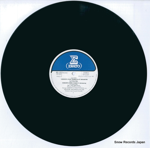 ANDRE, MAURICE josef haydn; concerto pour trompette et orchestre REL1013 - disc