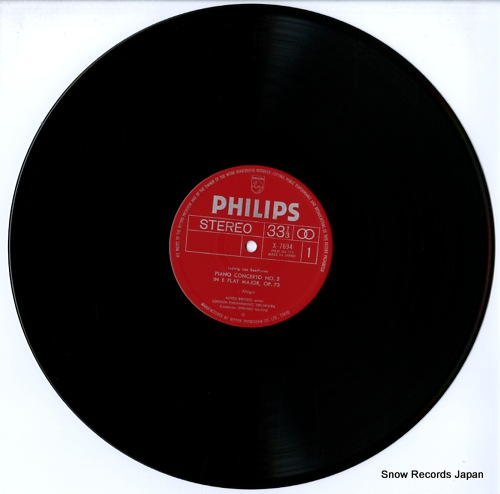BRENDEL, ALFRED beethoven; piano concerto no.5 