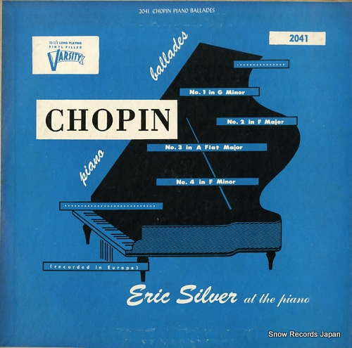 SILVER, ERIC chopin piano ballades GRAMOPHONE2041