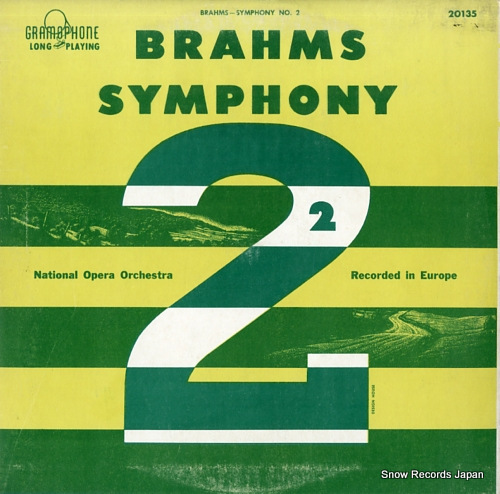 NATIONAL OPERA ORCHESTRA brahms; symphony no.2 GRAMOPHONE20135