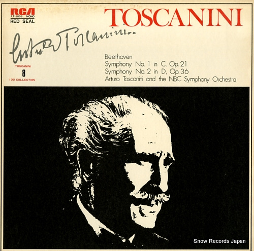 TOSCANINI, ARTURO beethoven; symphony no.1 in c, op.21 AT-1008