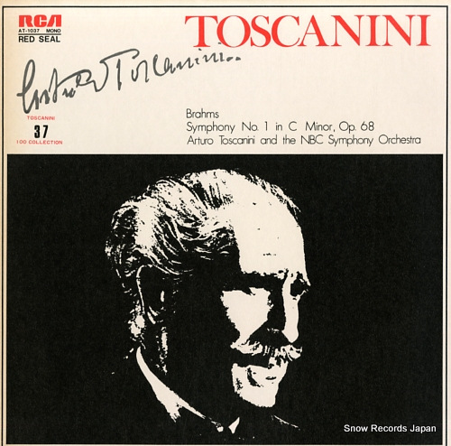 TOSCANINI, ARTURO brahms; symphony no.1 in c minor, op.68 AT-1037