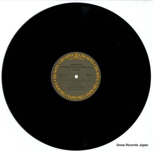 BERNSTEIN, LEONARD mendelssohn; symphony no.3 