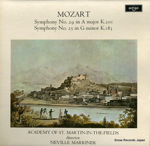 MARRINER, NEVILLE mozart; symphony no.29 & no.25 ZRG706
