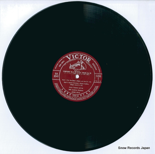 TOSCANINI, ARTURO beethoven; symphony no.3 in e-flat 