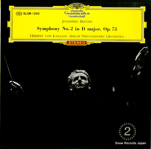 KARAJAN, HERBERT VON brahms; symphony no.2 in d major, op.73 SLGM-1292