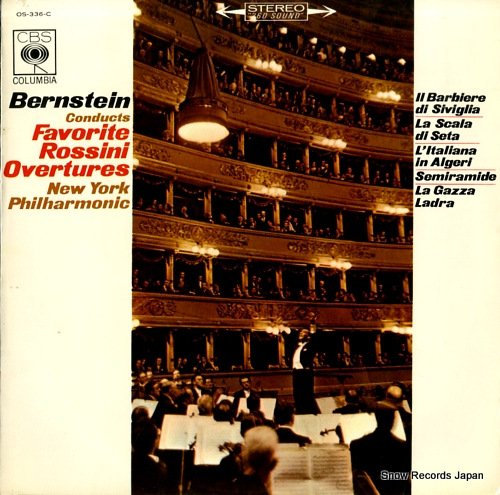 BERNSTEIN, LEONARD favorite rossini overtures OS-336-C