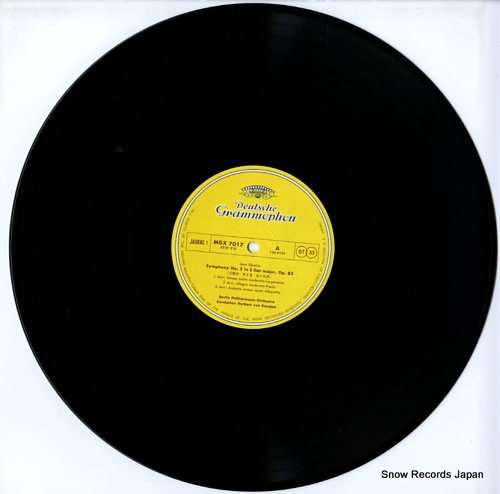 KARAJAN, HERBERT VON sibelius; symphony no.5 MGX7017