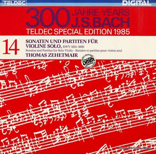ZEHETMAIR, THOMAS bach; sonaten und partiten fur violine solo 6.48244