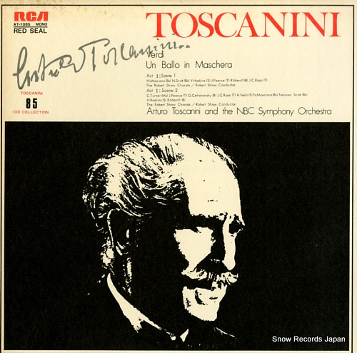 TOSCANINI, ARTURO verdi; 