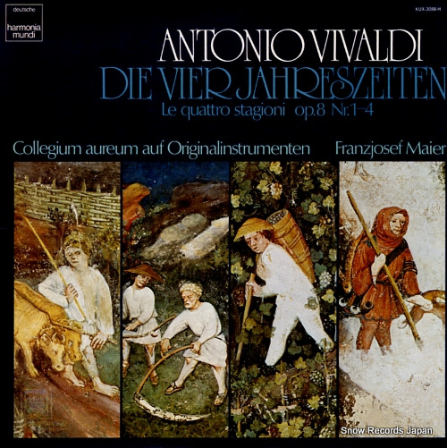 COLLEGIUM AUREUM ORIGINALINSTRUMENTEN vivaldi; die vier jahreszeiten le quattro stagioni op.8 nr.1-4 KUX-3088-H