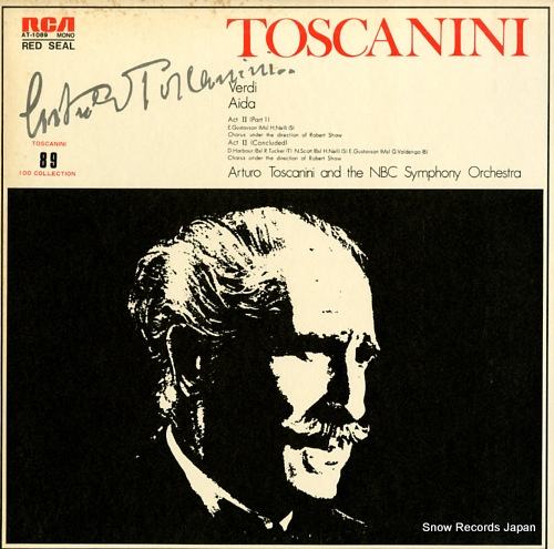 TOSCANINI, ARTURO verdi; 