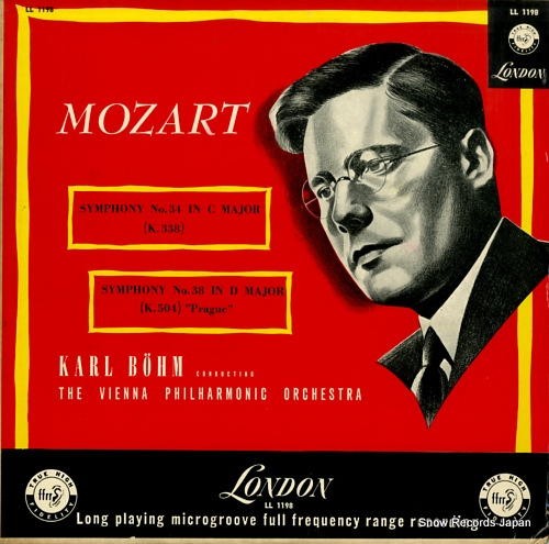 BOHM, KARL mozart; symphony no.34 in c major (k.338) LL1198