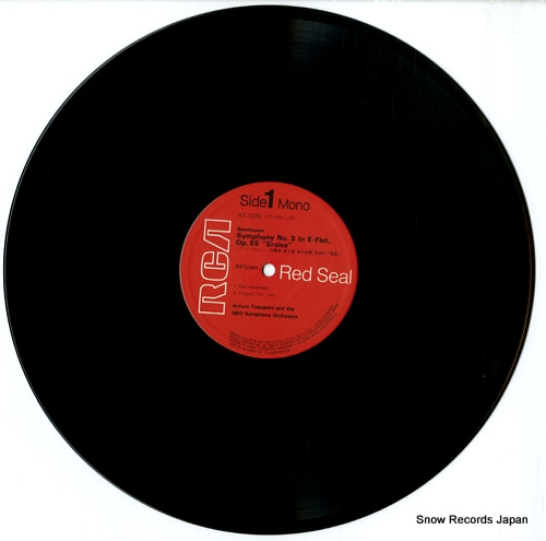 TOSCANINI, ARTURO beethoven; symphony no.3 in e-flat, op.55 
