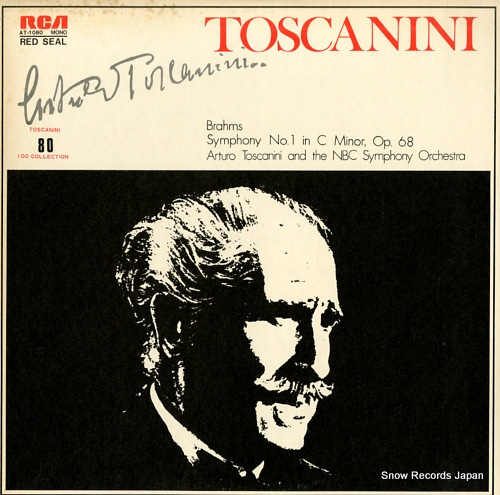 TOSCANINI, ARTURO brahms; symphony no.1 in c minor, op.68 AT-1080
