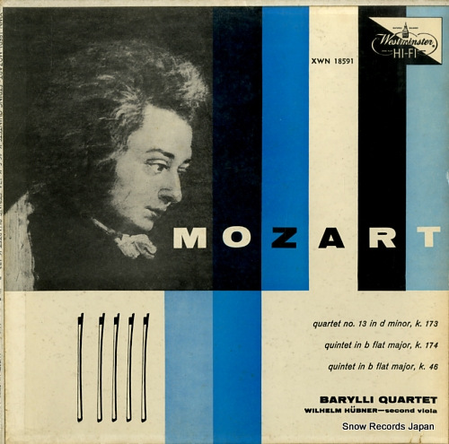 BARYLLI QUARTET mozart; quartet no.13 in d minor, k.173 XWN18591