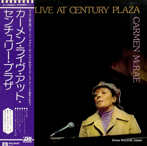 MCRAE, CARMEN live at century plaza P-10062A