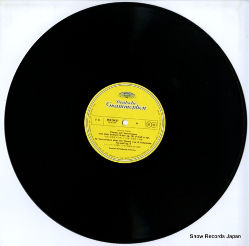 BARENBOIM, DANIEL brahms; variations for piano MG2431