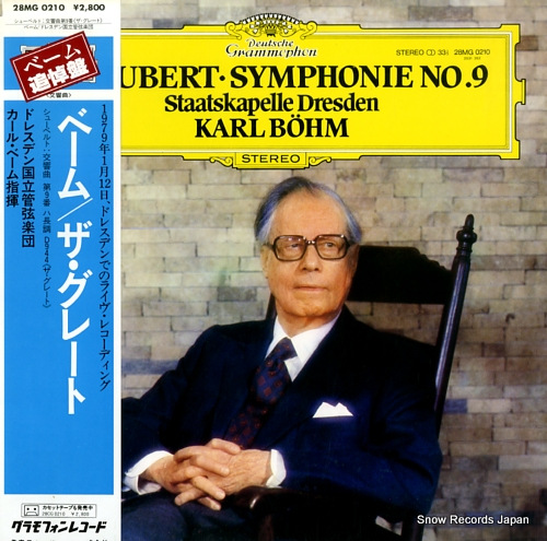 BOHM, KARL schubert; symphony nr.9 c-dur d.944 28MG0210