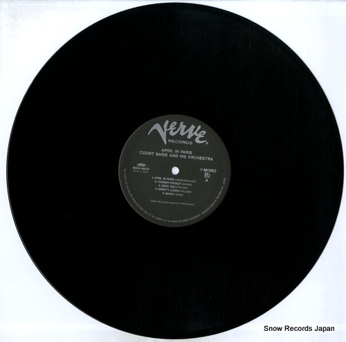 BASIE, COUNT april in paris UCJU-9020 / MGV-8012