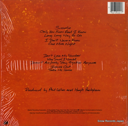 COLLINS, PHIL no jacket required 81240-1