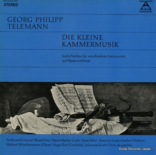 CONRAD, FERDINAND telemann; die kleine kammermusik OS-2220-MC
