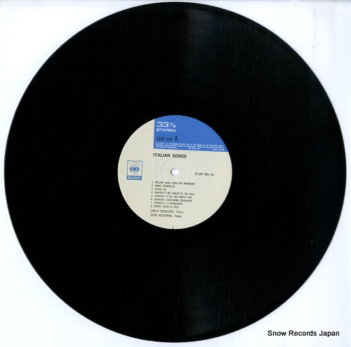 BERGONZI, CARLO italian songs 25AC384