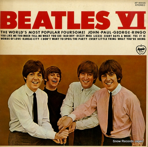 BEATLES, THE beatles vi AP-80035