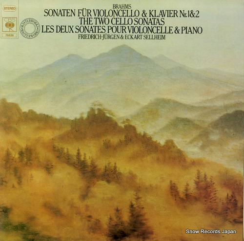 ե꡼ɥҡ륲&åȡϥ brahms; sonaten fur violoncello & klavier nr.1 & 2 76639