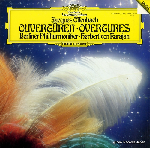 KARAJAN, HERBERT VON offenbach; overtures 28MG0120