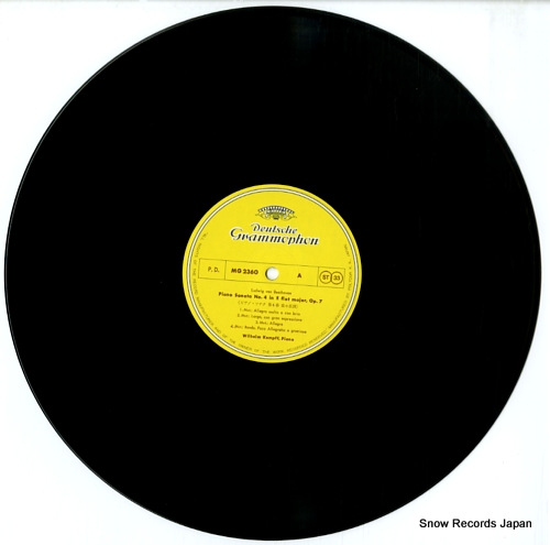 KEMPFF, WILHELM beethoven; piano sonatas 4. MG2360