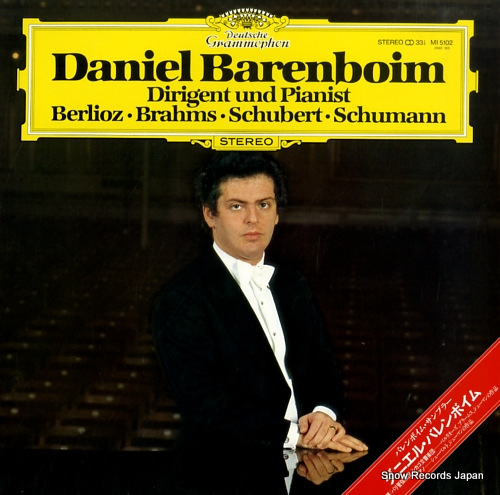 BARENBOIM, DANIEL dirigent und pianist MI5102 - front cover