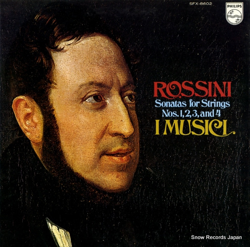 I MUSICI rossini; sonatas for strings nos.1,2,3 and 4 SFX-8602