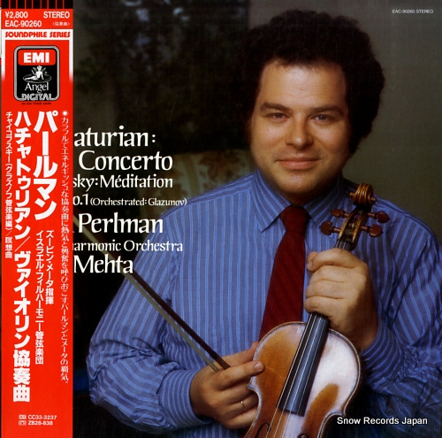 PERLMAN, ITZHAK khachaturian; violin concerto EAC-90260