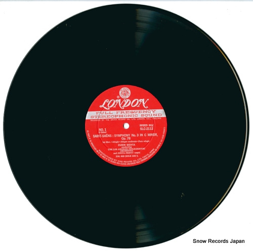 MEHTA, ZUBIN saint-saens; symphony no.3 in c minor SLC2112