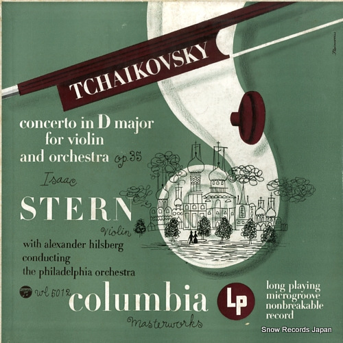 STERN, ISAAC tchaikovsky; concerto in d major for violin and orchestra, op.35 WL5012