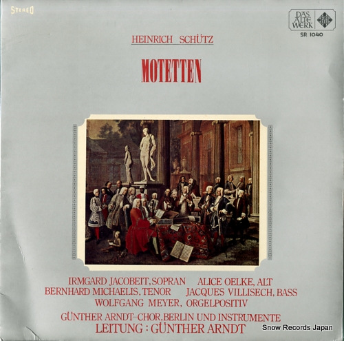 ARNDT, GUNTHER schutz; motetten SR1040