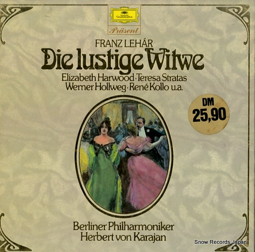 KARAJAN, HERBERT VON lehar; die lustige witwe 2726501